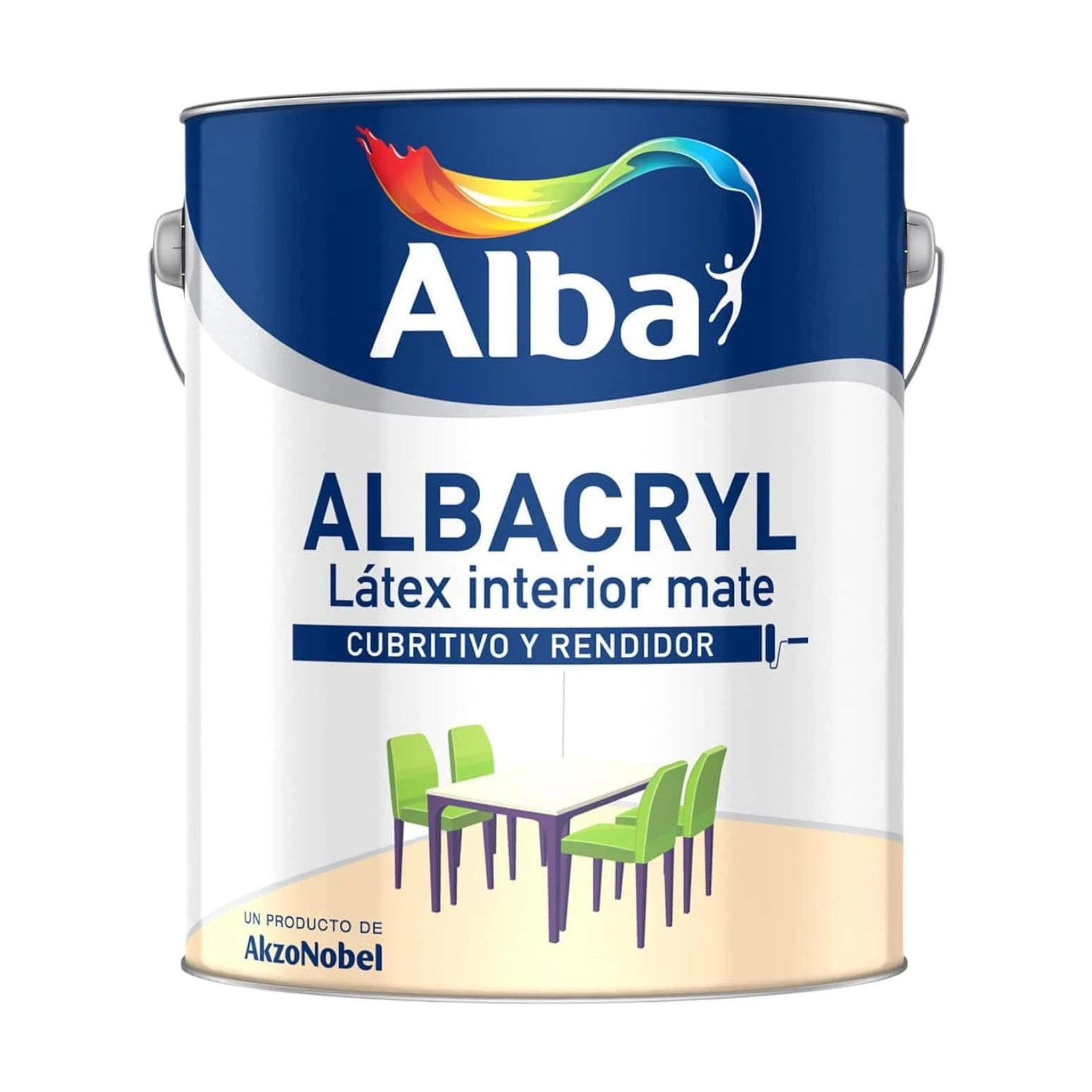 Albacryl látex interior acrílico mate x10 lt