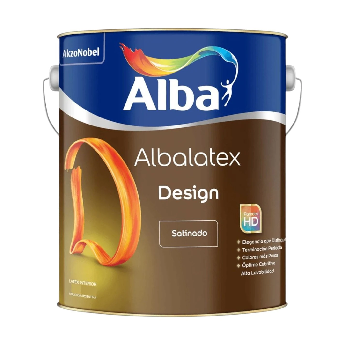 Albalatex design satinado interior blanco x10 lt