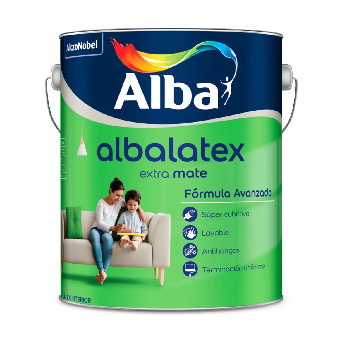 Albalatex mate interior blanco x4 lt