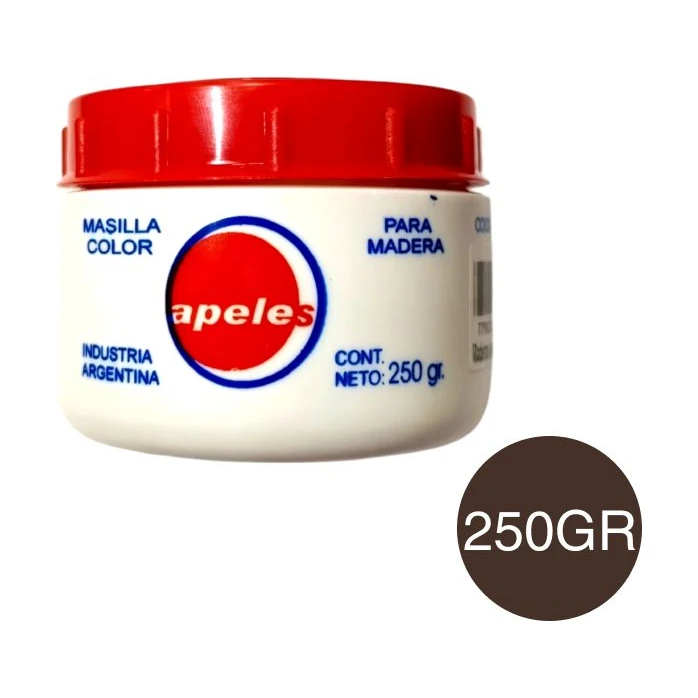 Masilla al agua nogal x250 gr