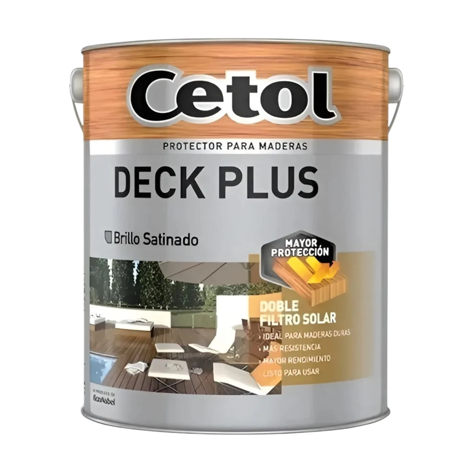 Deck plus natural x4 lt