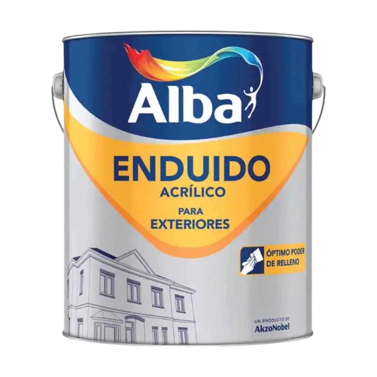 Enduido acrílico p/exterior x4 lt