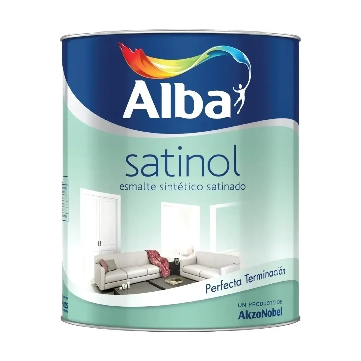 Satinol esmalte satinado negro x0,5 lt