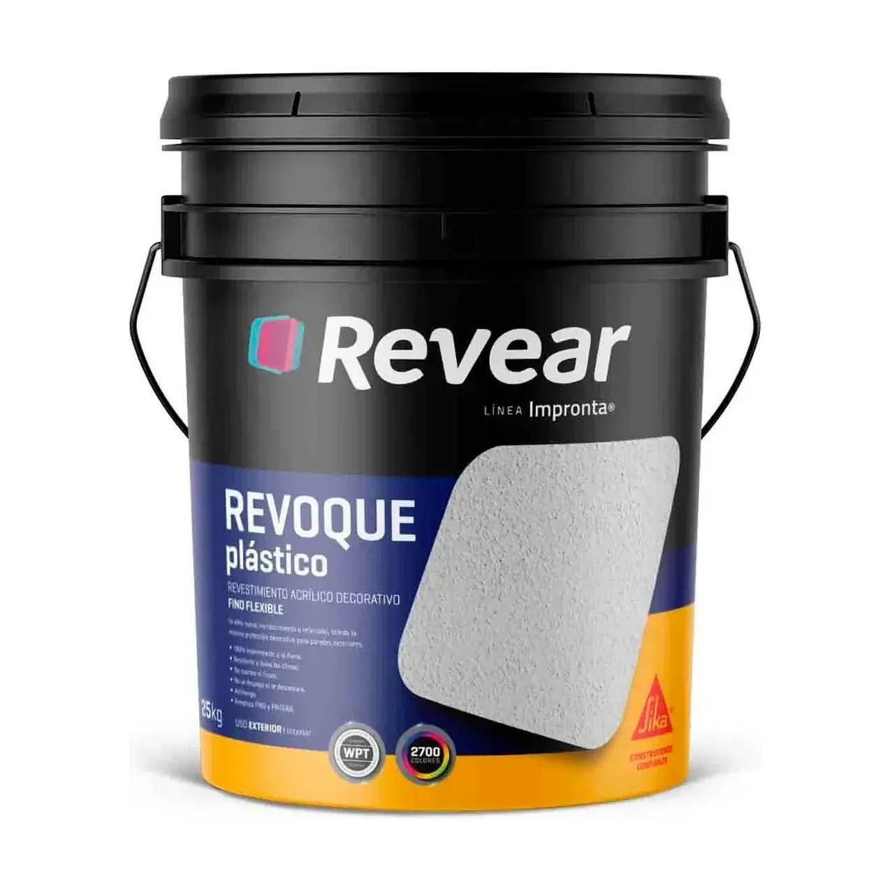 Texturados revoque plástico fino base int x25 kg