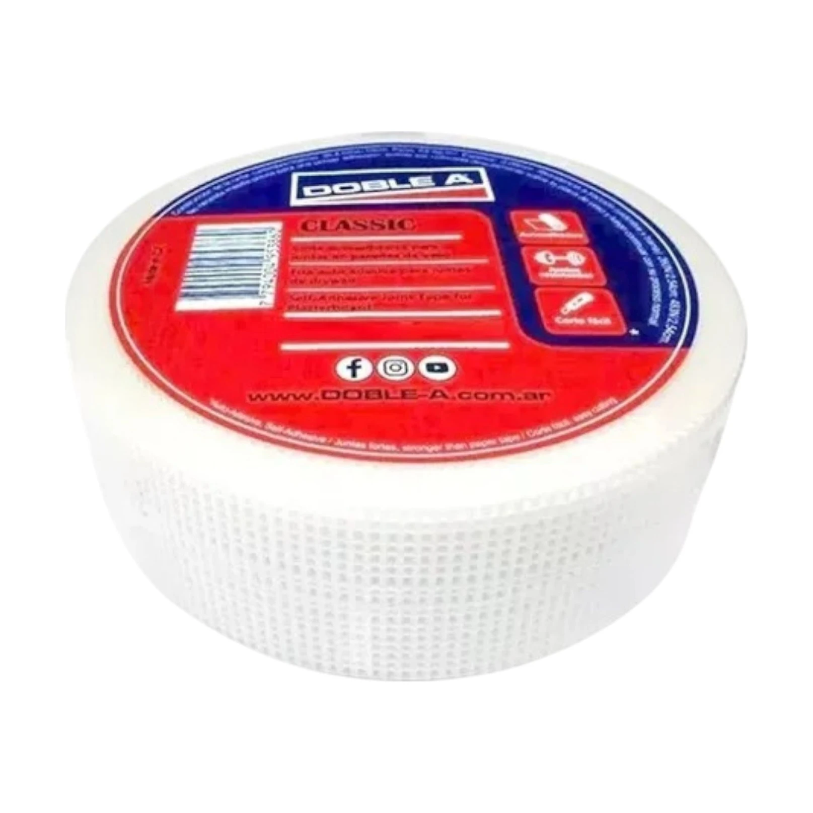 AA cinta tramada p/durlock 48 mm x 90 m