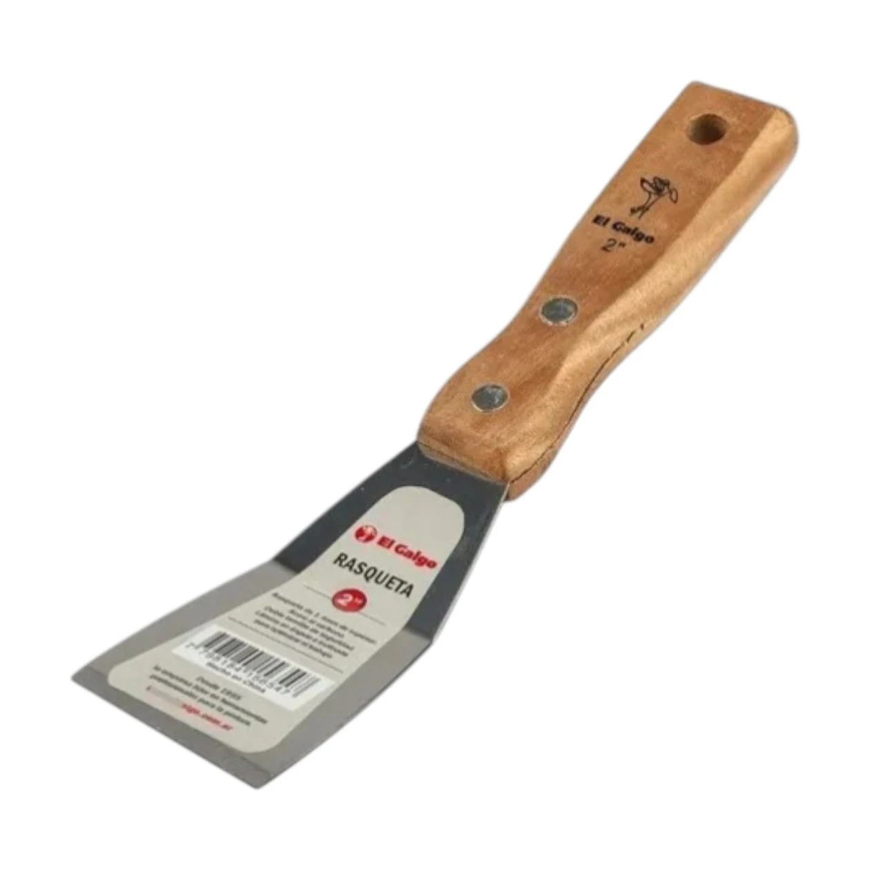 Espátula rasqueta 2" acero inox