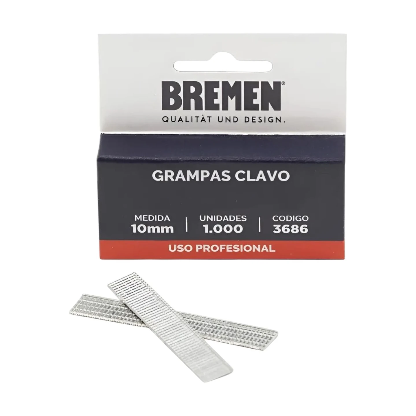 Grampas 8 mm x 1000 u. liviana 2371