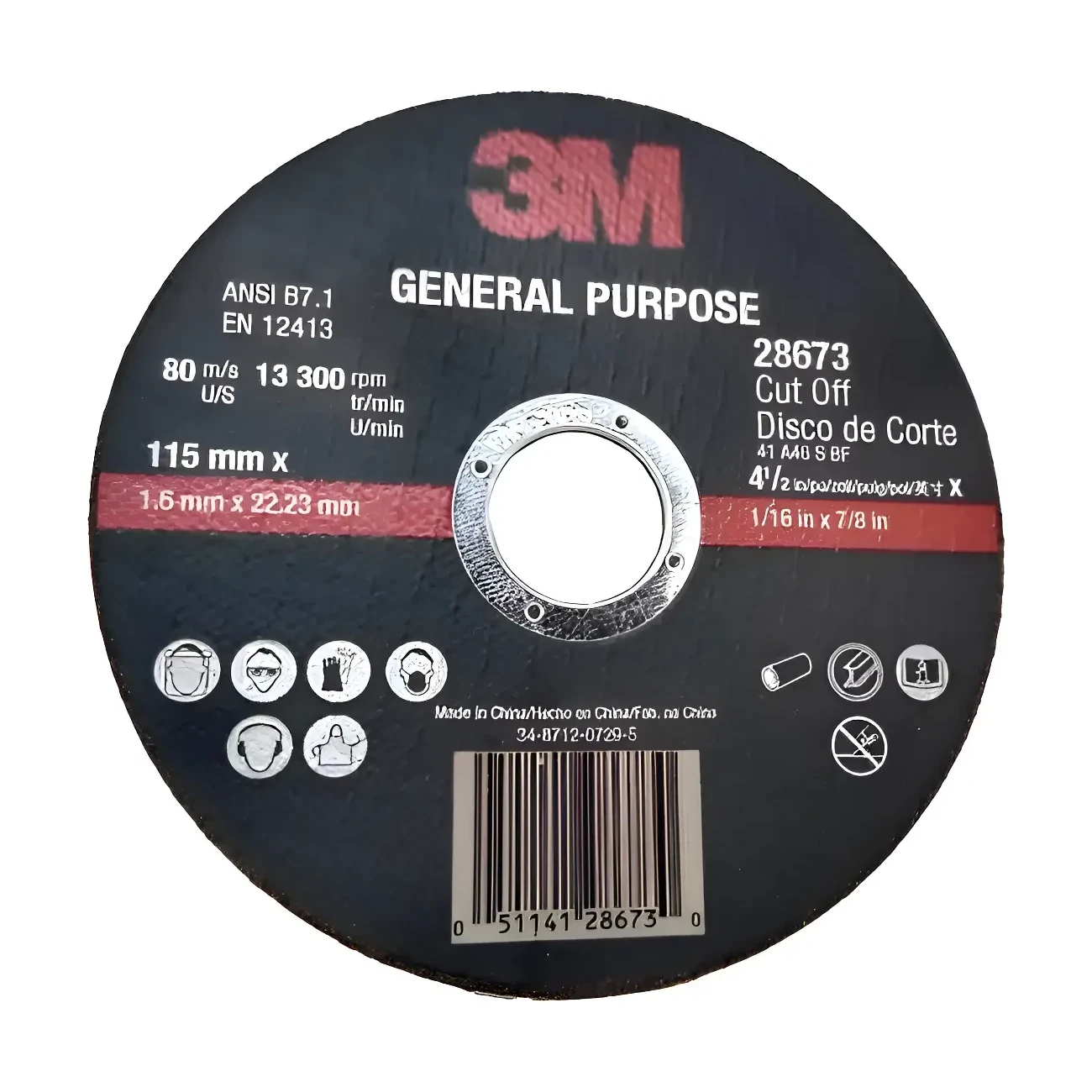 Discos de corte T41 115 28673x1,6 mm