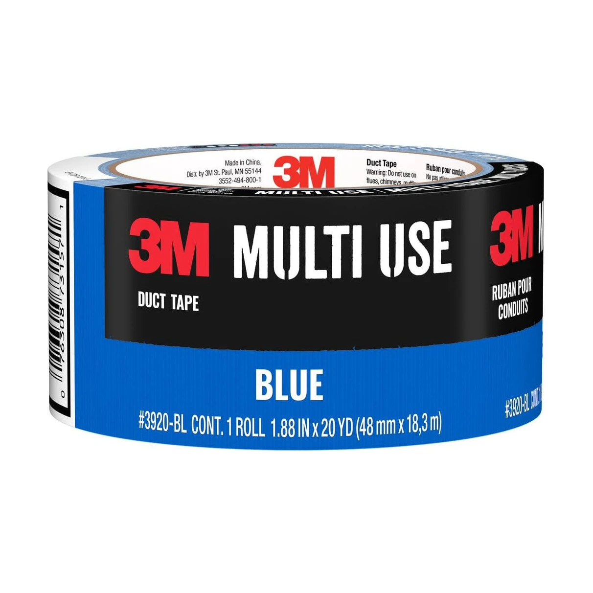 Cinta duct tape 48 mm 18,2 m azul