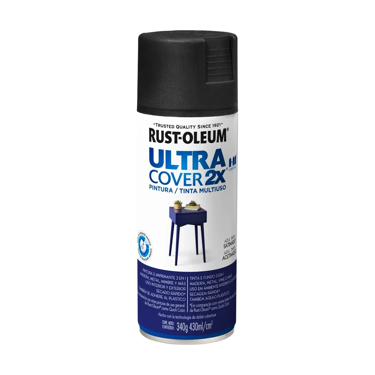 2X Ultra Cover azul tinta satinado