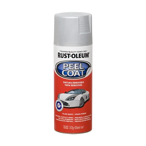 Peel coat ploteo plata metálico