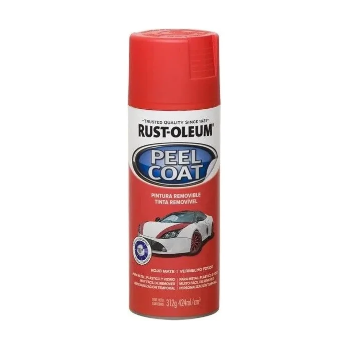 Peel coat ploteo rojo mate