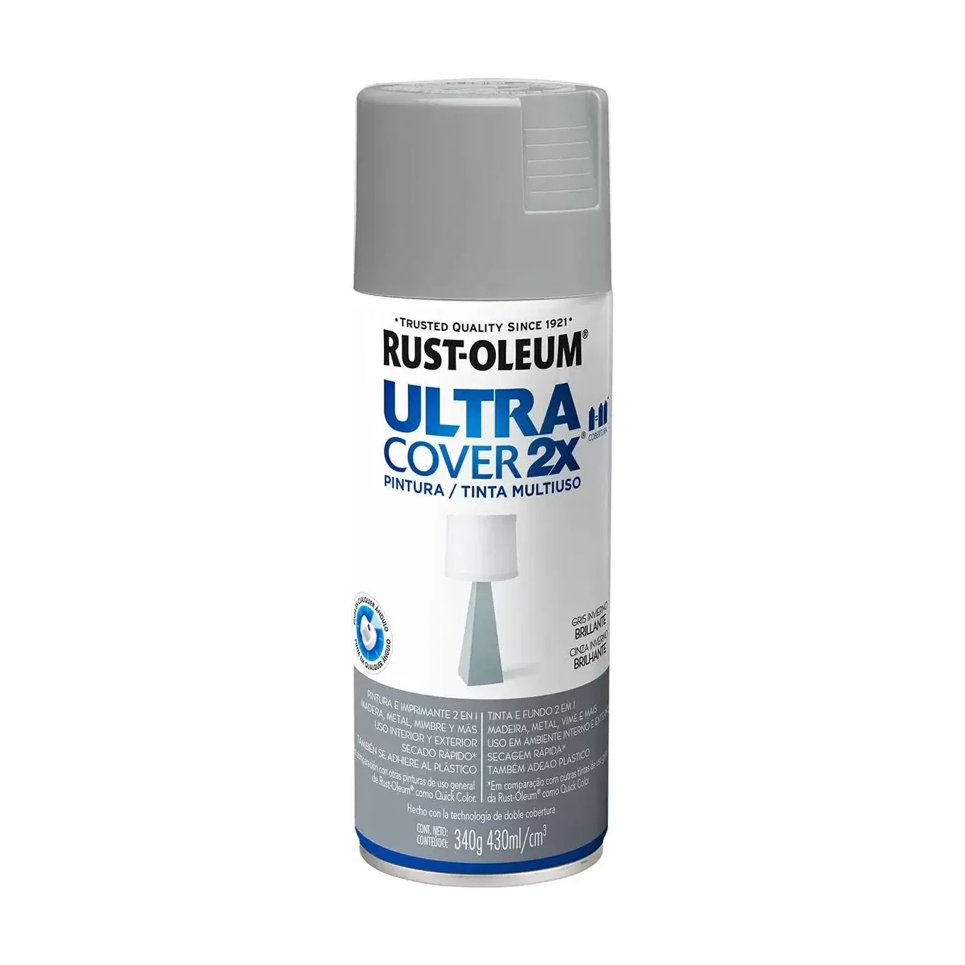 2X Ultra Cover gris invierno brill
