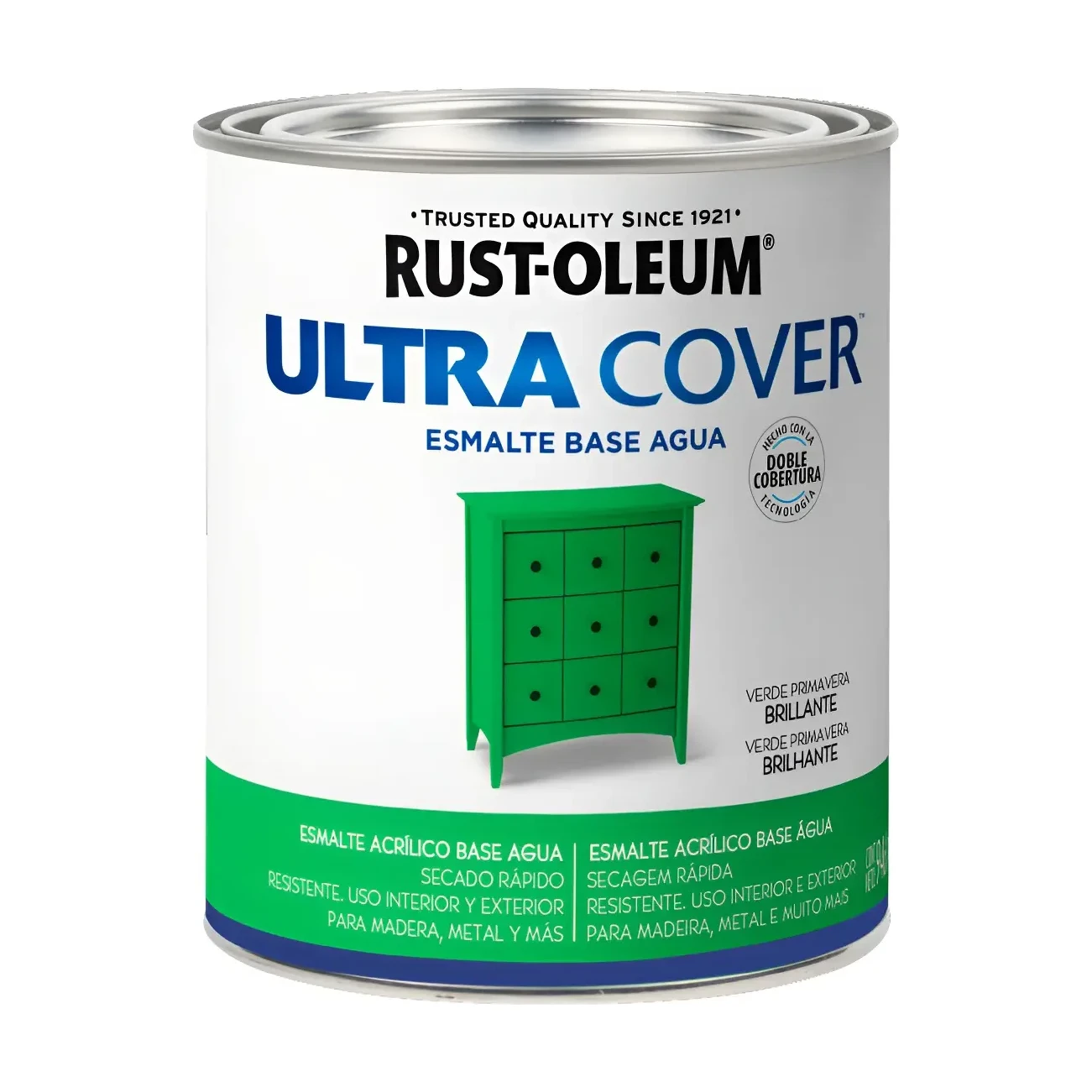 Uc esmal al agua verd osc BRTEX946 ml