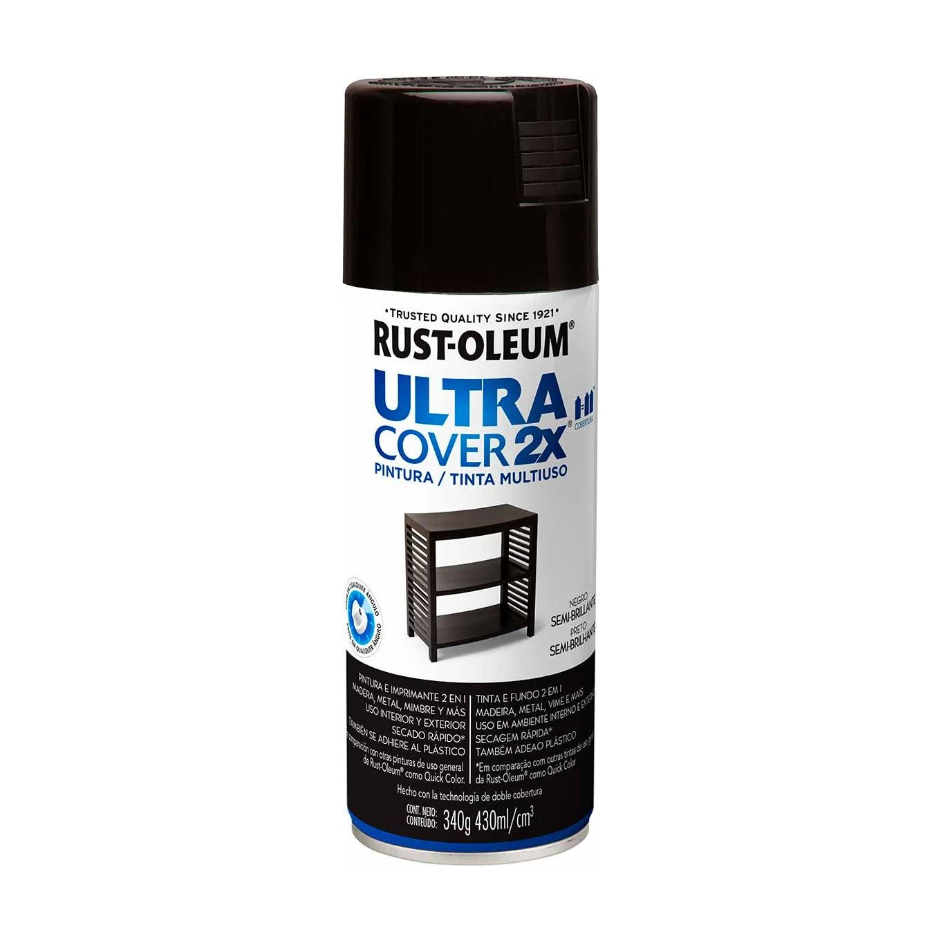 2X Ultra Cover negro semi brill