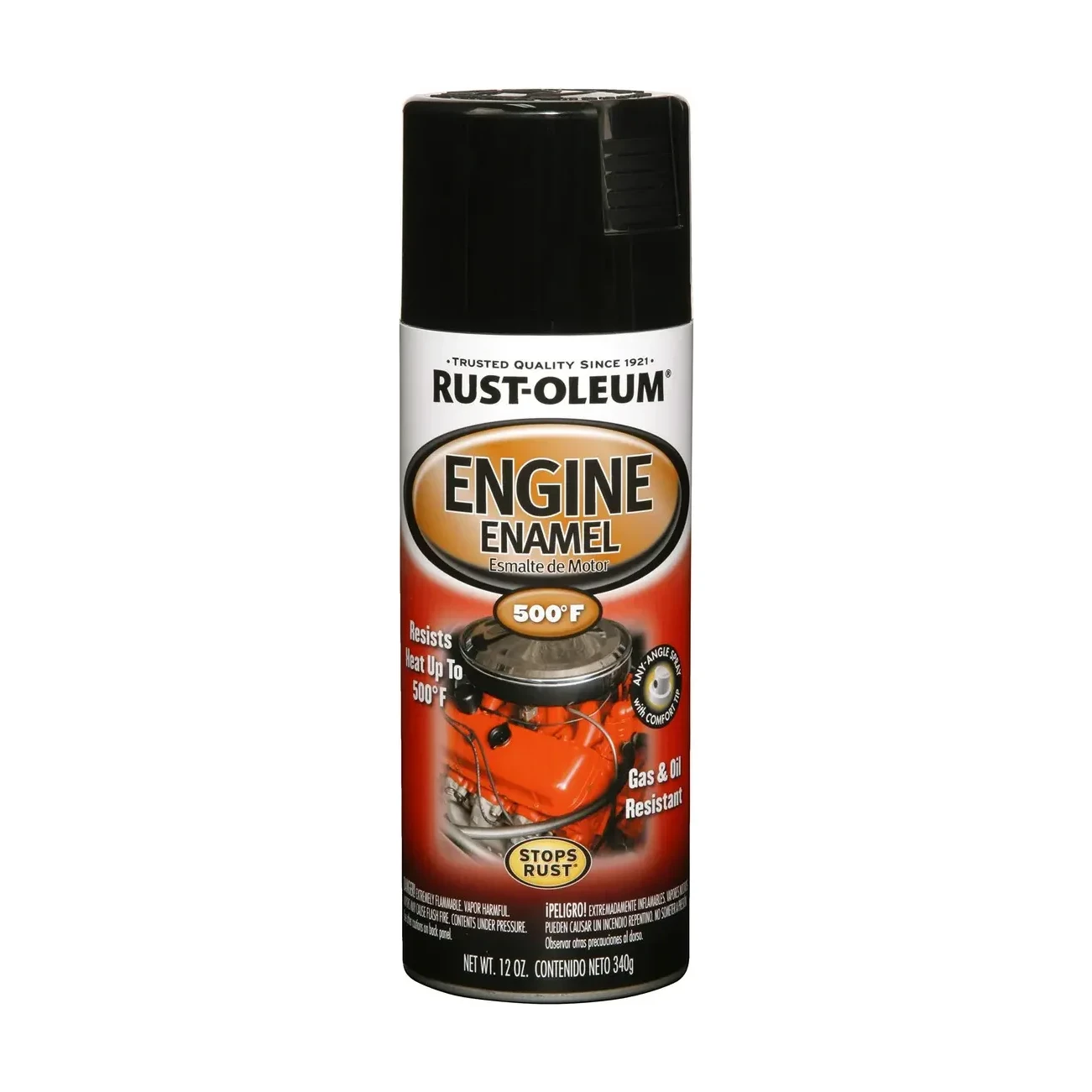 Auto engine enamel 500F/260C negro