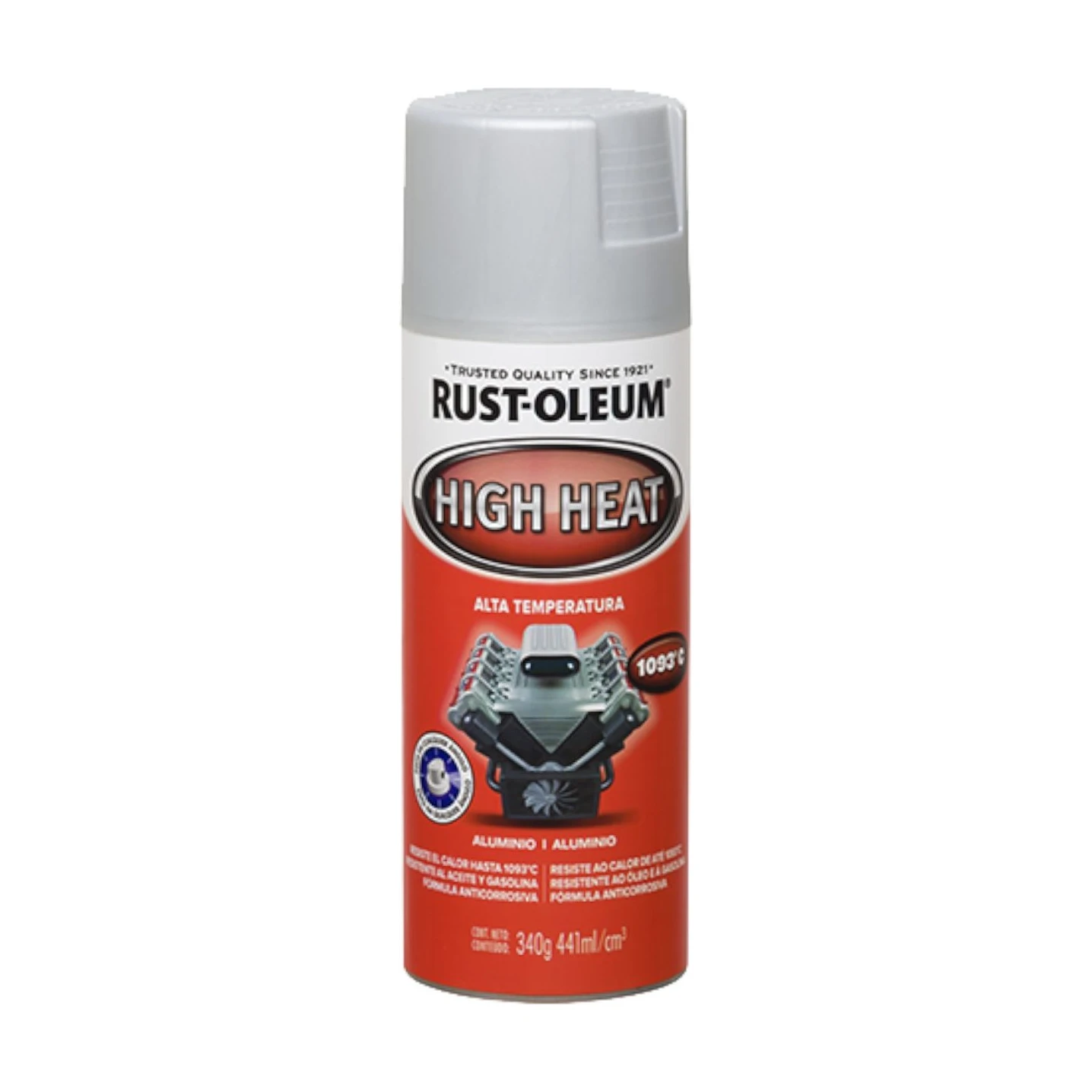Auto high heat 2000F/1093C aluminio