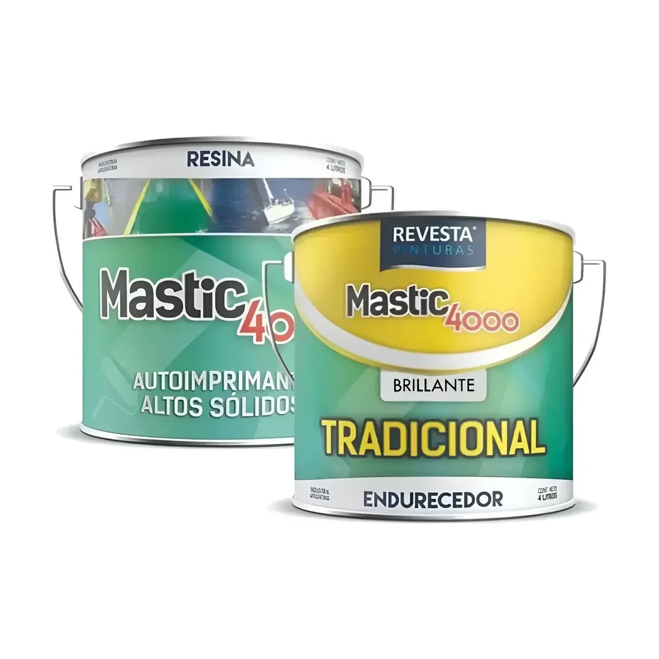 Mastic 4000 epoxi gris ceniza 1010 satinado x4 lt