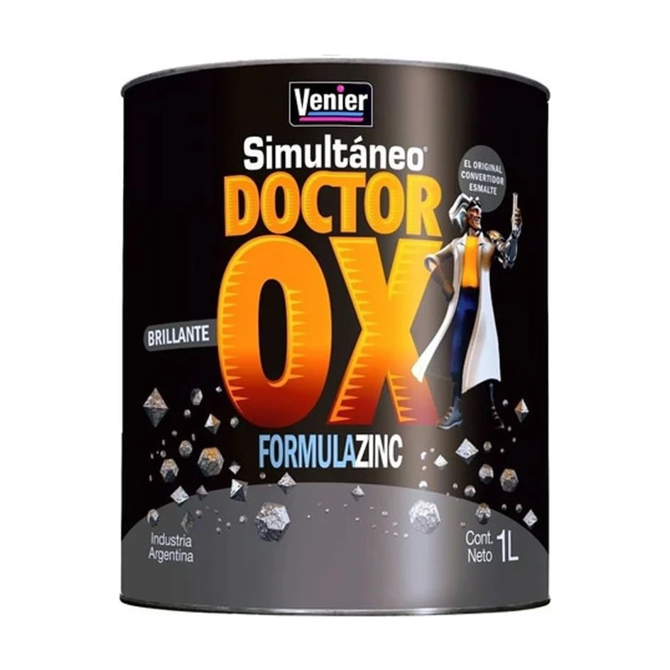 Dr. Ox. esmalte brillante azul marino x4 lt