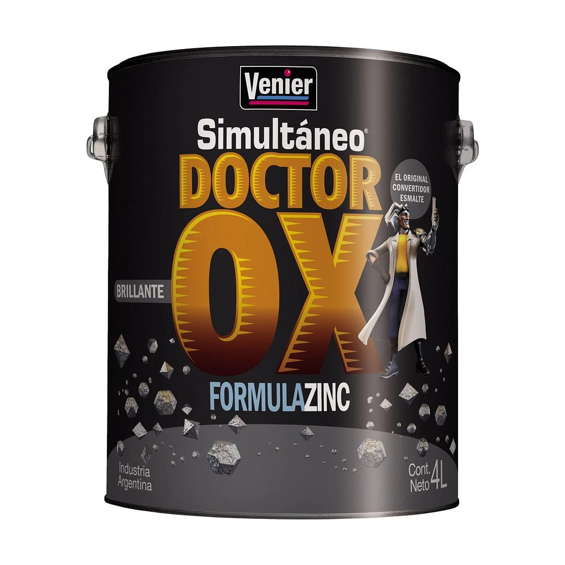 Dr. Ox. esmalte brillante verde inglés x4 lt