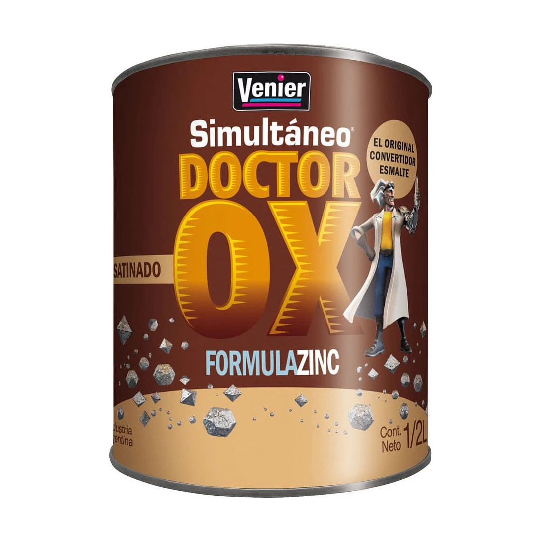 Dr. Ox. esmalte satinado blanco x20 lt